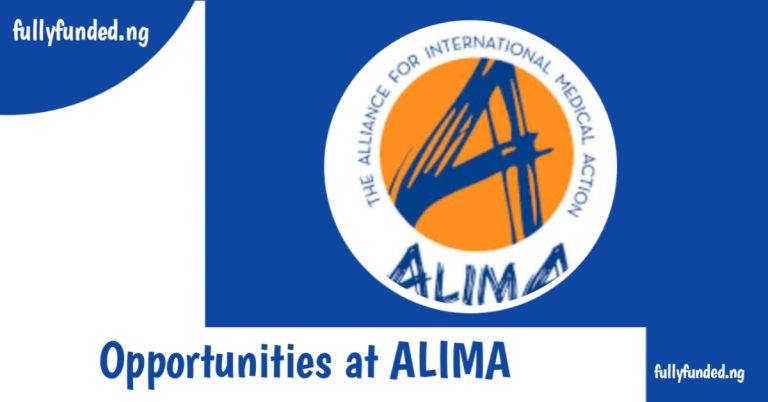 opportunities at ALIMA Organization
