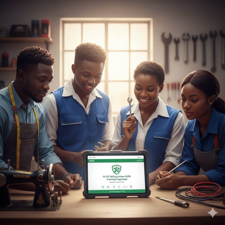 Apply Now: Federal Government ITF SkillUp Artisan (SUPA) Training Programme 2026